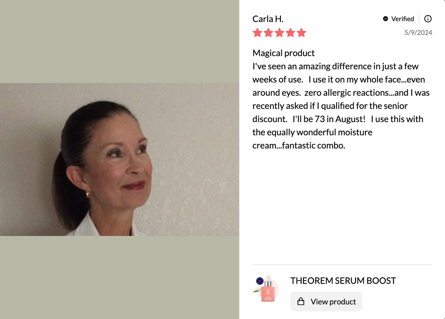 Caire Theorem Serum Boost 30ml