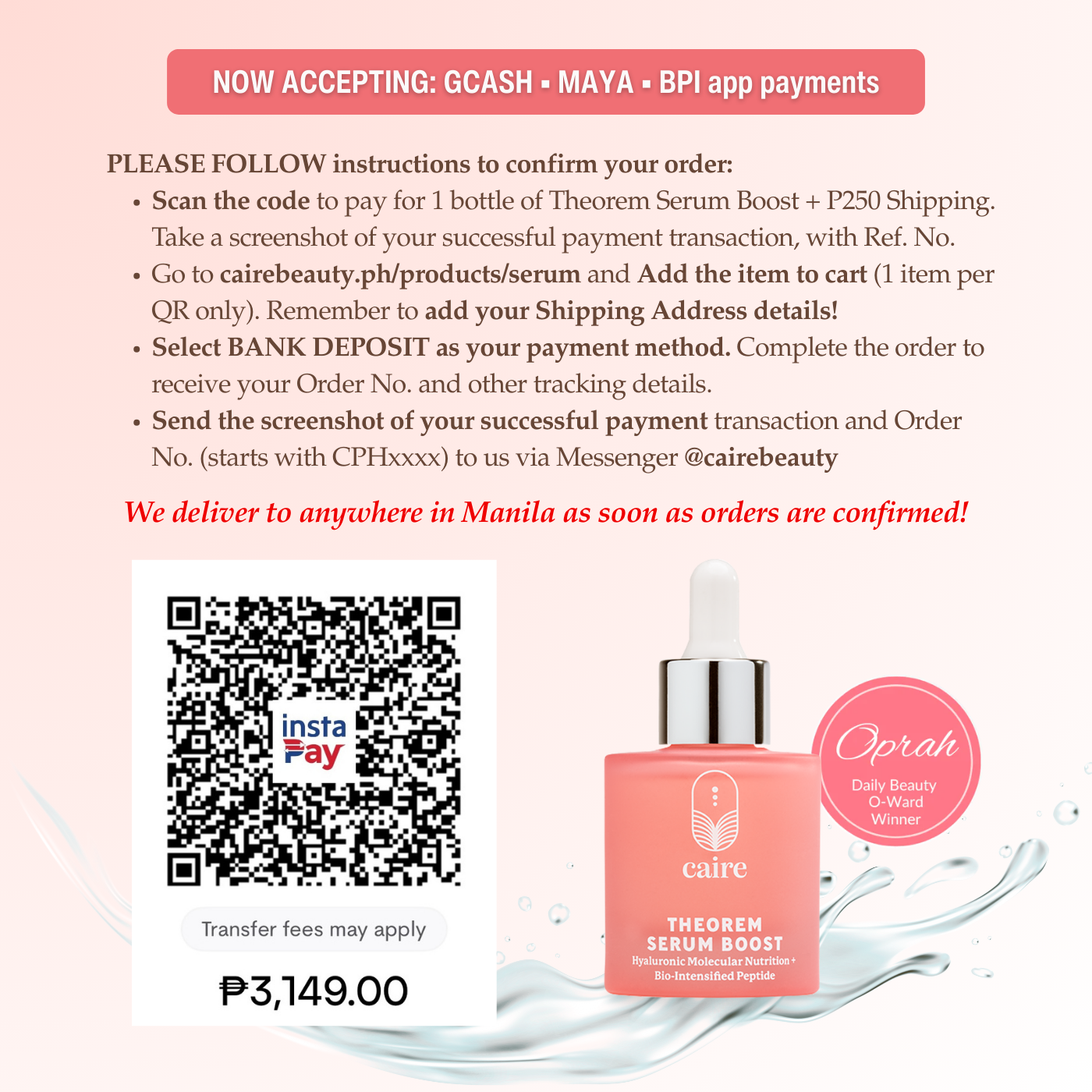 Caire Theorem Serum Boost 30ml